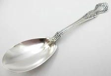 ANTIQUE 1899 GORHAM CAMBRIDGE PATTERN STERLING SILVER SPOON, 24.5 GRAMS