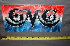 Chroma Graphics Vintage 70s 80s Auto License Plate Decal GMC