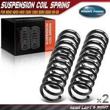 2x Suspension Coil Spring for Mercedes-Benz W203 W210 C320 E320 Rear Left &Right