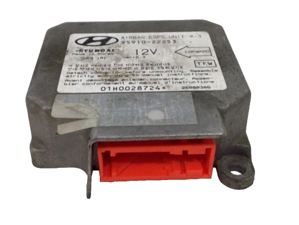 Computadora módulo de control Hyundai Accent SRS 1998-1999 95910-22253 OEM Foto 2 de 3