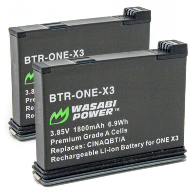 Wasabi Power Battery (2-Pack) for Insta360 X3