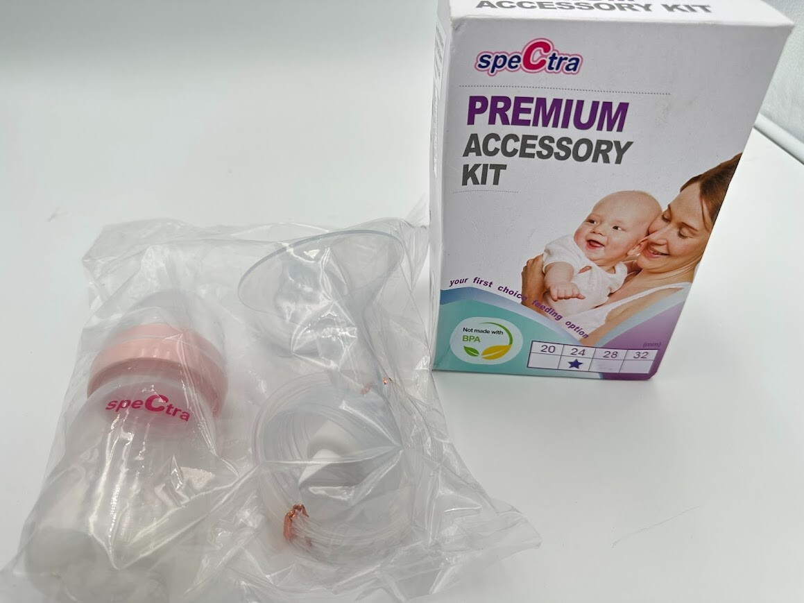 Spectra Breast Pump Premium Accessory Kit 24mm Flange for S1 S2 Sealed Bag-image