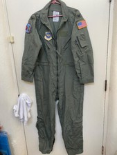 VTG USAF Flight Coveralls, Summer, Fire Resistant, 44 short, Phoenix ANG Patches