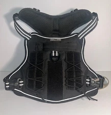DOG HARNESS by DNALLRINO ADJUSTABLE TACTICAL POLICE DOG TRAINOR  SIZE L  NEW