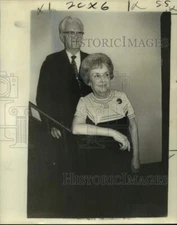 1973 Press Photo Mr. and Mrs. W.P. Nolan, Algiers, Louisiana - noc11897