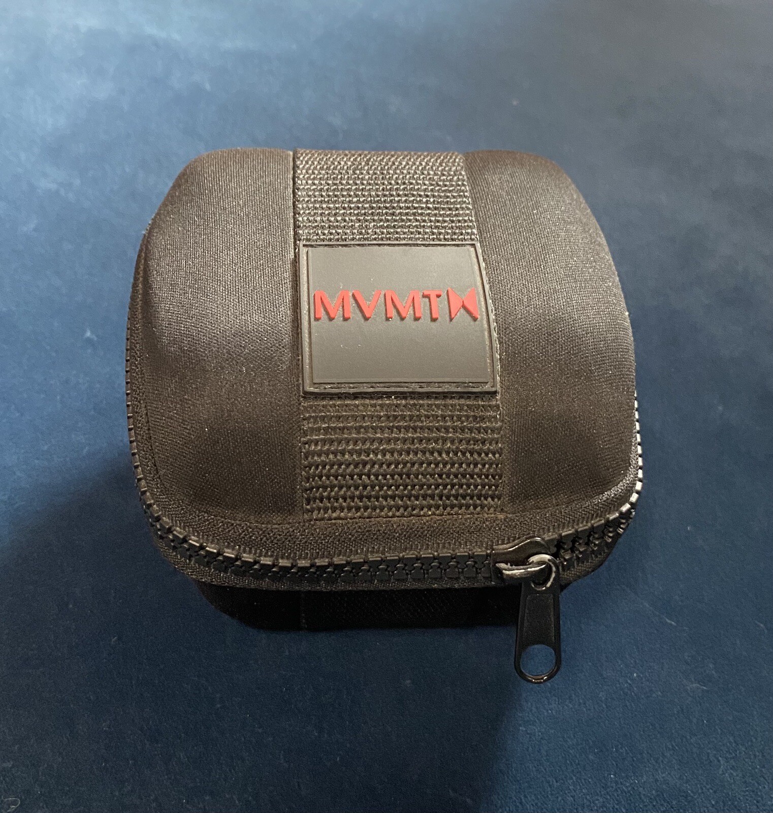 MVMT Watch Stainless Steel w/ Black Leather Strap & Case DEAD