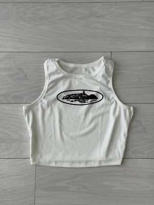 Corteiz ロゴタンクトップ Corteiz Women Avant Garde Big Logo Y2K Tank Top T Shirt | eBay