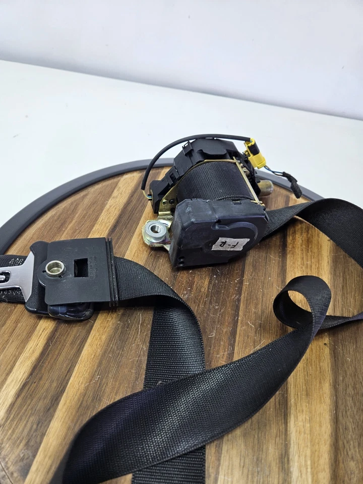 98-05 Mercede W163 ML350 ML55 AMG cinturón de seguridad delantero derecho pasajero negro OEM Foto 4 de 4