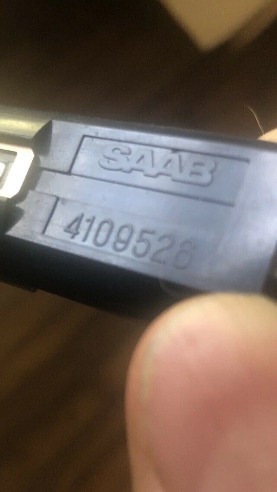 Interruptor de emergencia genuino SAAB 9-3 9-5 tablero peligro 4109526 900 9000 1994-09 EXC++ Foto 3 de 3