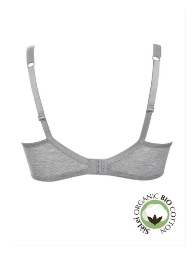 SÌèLEI Reggiseno Semi-Imbottito Senza Ferretto Realizzato Cotone Biologico 1452 - Picture 38 of 61