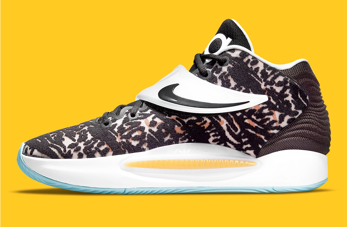 Nike KD 14 Black White Kevin Durrant Basketball Sneakers | eBay