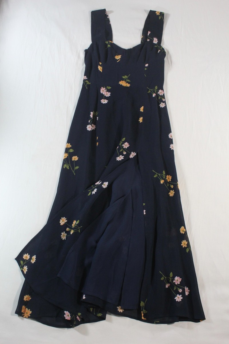 open lace back dress Reformation Fulton Dress