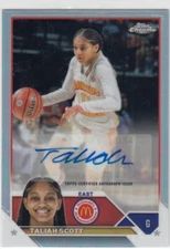 2023 Taliah Scott Topps Chrome McDonald's ROOKIE AUTO - Baylor Bears QTY