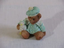 Vtg Cherished Teddies Cole Lot To Be Thankful For Rare Figurine 476714R, 1998 r