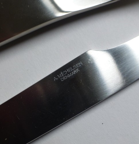 Arne Jacobsen Vintage Anton Michelsen 76 Piece Stainless Steel Cutlery Set 1950s - Picture 11 of 11