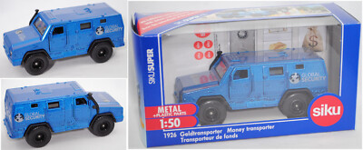 Siku Super 1926 RMMV SURVIVOR R 4x4 Geldtransporter, blau, Global Security