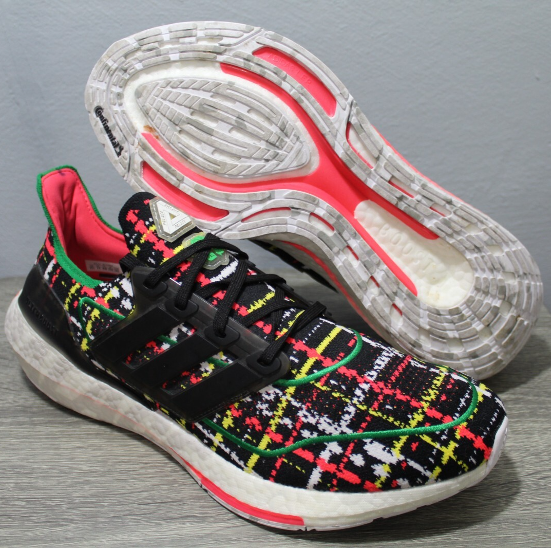 2021 Adidas x Palace UltraBoost 21 Black Multicolor GY5555  display picture 1