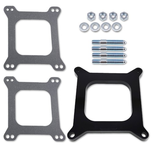 1/2" Open Center Phenolic Carb Carburetor Spacer Fits 4BBL SBC BBC Holley Demon eBay