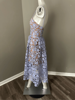 blue lace open back dress Chic Open Back Lace Evening Dress Mermaid Spaghetti Straps Baby Blue Fomral Evening Dress main image 0