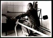 Fotografie 2.WK, NSU-Kettenkrad Sd. Kfz, Ingenieur auf Kettenkrad Grundrahmen b 