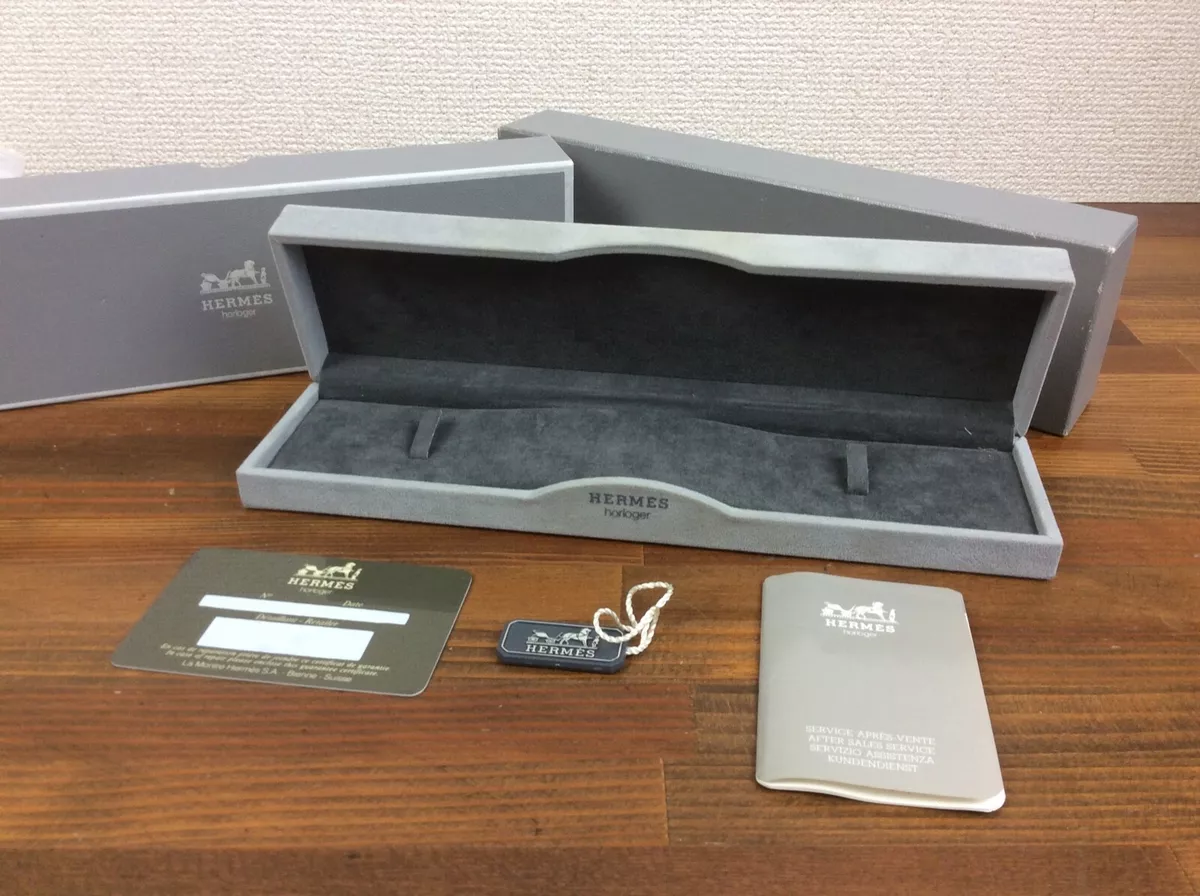 Hermes Long Watch Box Blank ID Card Tag Free Post eBay