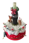 Vintage Enesco Light Up Coca Cola Holiday Musical Figurine 1991