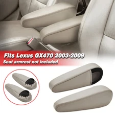 Fits 2003-2009 Lexus GX470 Seat Armrest Slip-on Protect Cover Beige Tan