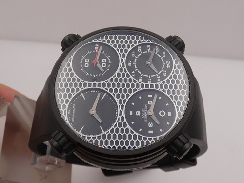 MECCANICHE VELOCI QUATTRO VALVOLE-QUATTRO TEMPI TITANIUM BOX&PAPERS NEW WATCH - Picture 3 of 17