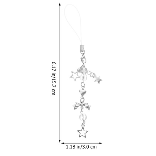 Alloy Mobile Phone Chain Miss Lovely Pendant Strap Charm for Women - 第 11/12 張圖片