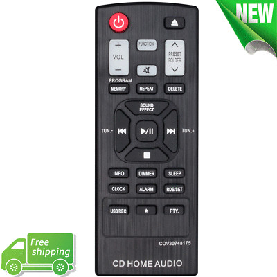 COV30748175 Replacement Remote Control for LG Micro Hi-Fi Audio CM24120 CM27120