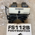OPEN BOX  Behringer  FS112B  2-Button Bass Amp Footswitch CHANNEL  ULTRA BASS — photo 1