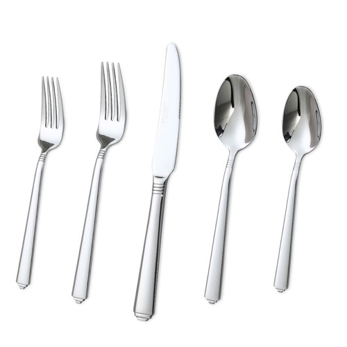 20 Pcs FORGED Silverware Set for 4 Stainless Steel Kitchen Flatware Cutlery - Picture 2 of 11