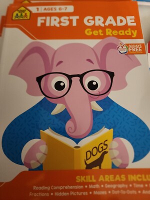 School Zone First Grade Get Ready Workbook (Walmart Exclusive) by School Zone...