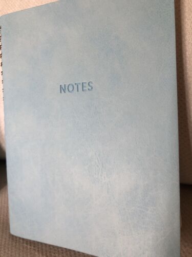 inTempo Firenze Soft Cover  A5 Wirebound Notebook in pale Sky Blue - Picture 1 of 7