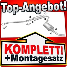 Auspuff für PEUGEOT BOXER 1.9 TD 2.5 D TD 2.5 TDi für ohne KAT Auspuffanlage