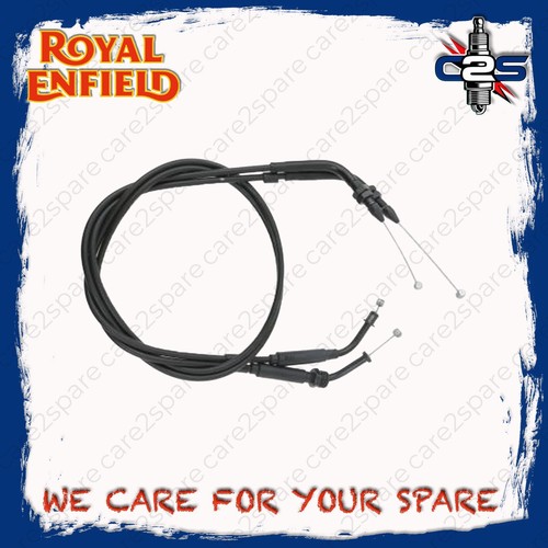 Oem Royal Enfield throttle cable assy (twin cable) for Interceptor 650 576047/D - Picture 3 of 5