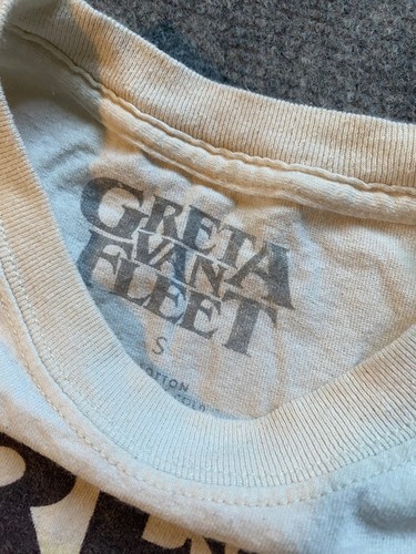 Greta Van Fleet Rock Band Tee 2018 World Tour Revelry Concert Merch T Shirt S - Picture 3 of 5