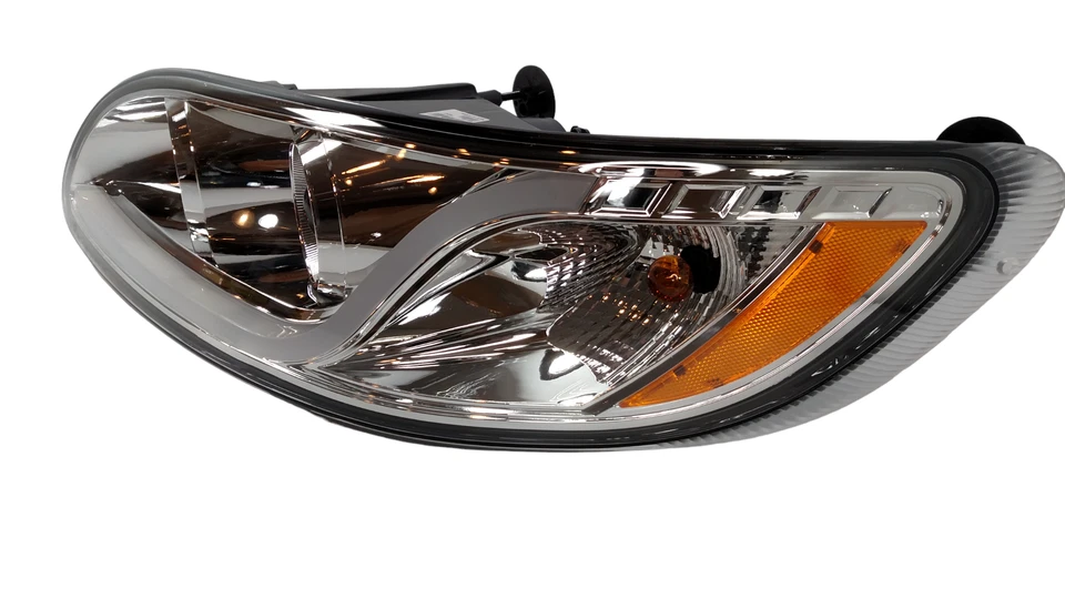 (LH) Chrome Headlight Dual Function LED Running Light Peterbilt 382/384/386/387 - Image 3 of 4