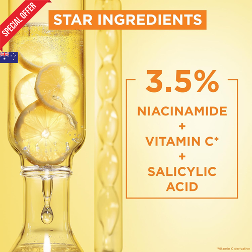 Vitamin C 3.5% Face Serum Brightening Anti-Dark Spots Skin Care 30ml - Picture 3 of 12