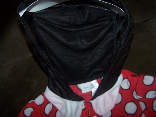 NWT Disney Licensed MINNIE MOUSE Adult 1 Piece Hoodie PJs Size M & TuTu MSRP $70 - Picture 7 of 12