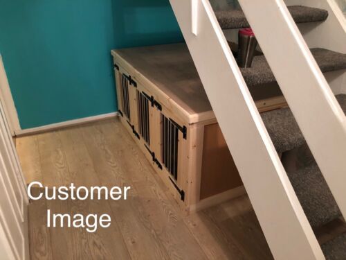 indoor triple dog kennel delivery included depending on post code please enquire - Picture 2 of 8