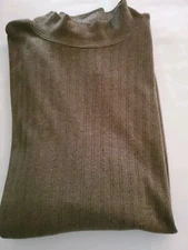 COVINGTON Men's Large Sage Green Mock Neck L/S Pullover Sweater NWOT