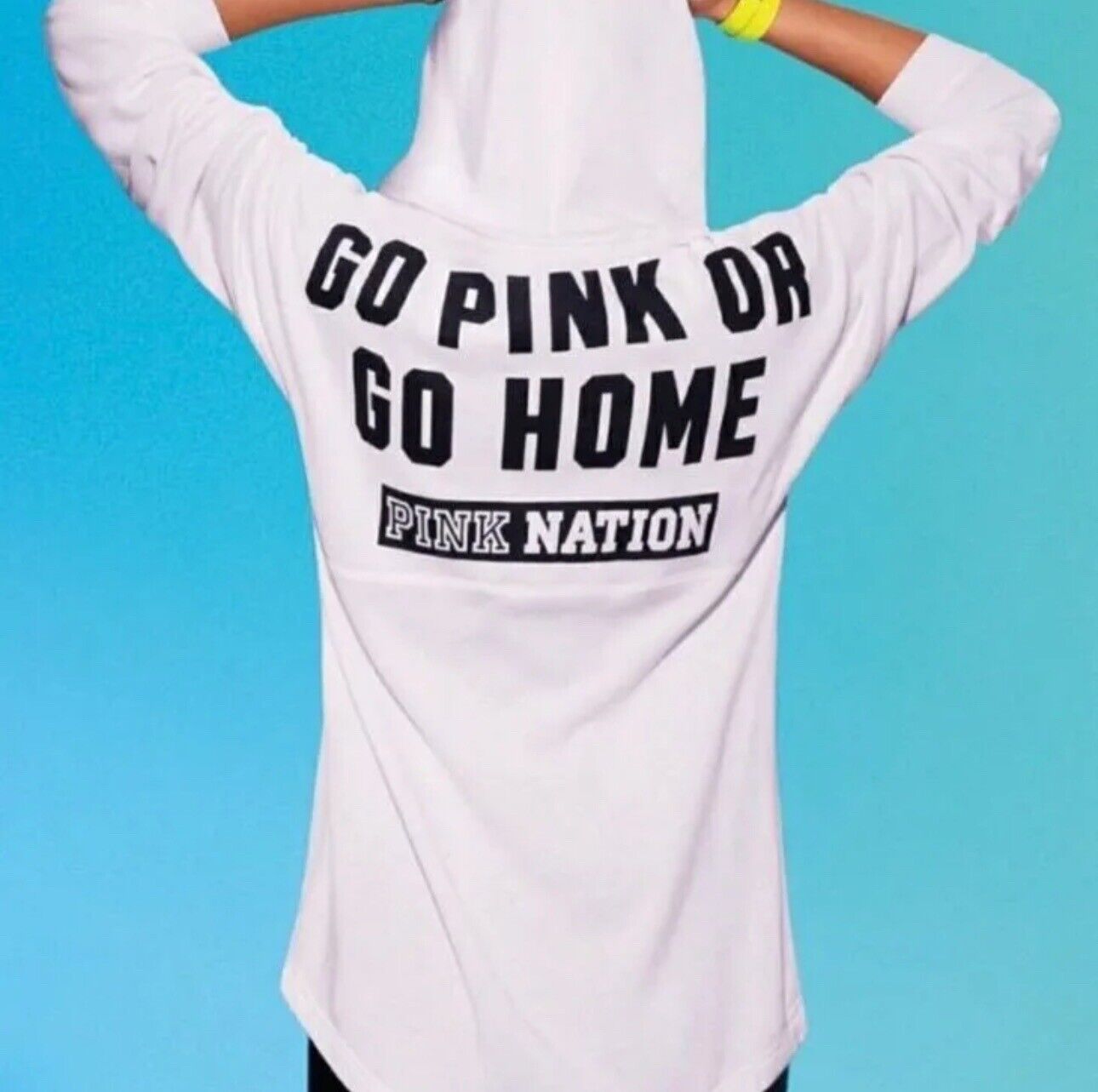 PINK victoria secret GO PINK or GO HOME Nation Ho… - image 1