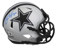 Cowboys Zack Martin Authentic Signed Rave Speed Mini Helmet BAS Witnessed