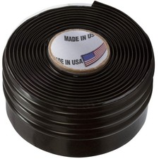 Black 60-inch Silicone Grip Wrap for Tools and Sports Gear