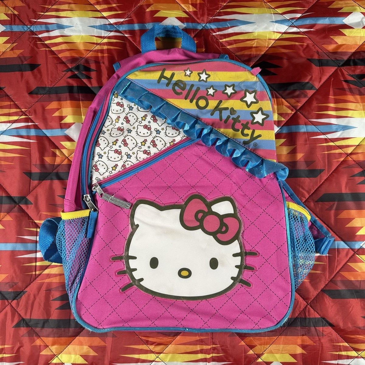 hello kitty and friends backpack for school Real Littles & Purin denier 100% recycled polyester with a PU coating Wholesale Hello Kitty And Friends