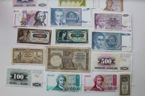 Jugoslawien Banknoten, insgesamt 16, von 2. Weltkrieg bis nach der Trennung - Bild 3 von 7