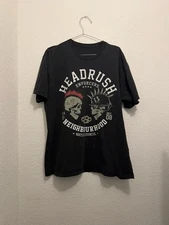 Headrush Neighborhood T Shirt Men’s Size M Punk Graphic Y2K 