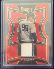 2025 Select Aaron Judge Selective Swatches Red Prizm Patch /99