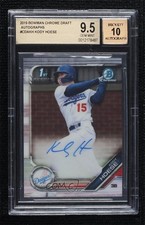 2019 Bowman Draft Chrome Pick Kody Hoese #CDA-KH BGS 9.5 GEM MINT Auto 1u6